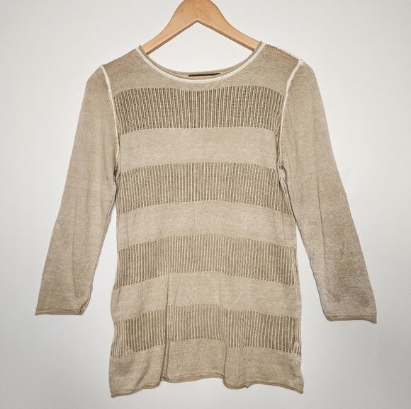 Tommy Bahama Tops - Tommy Bahama Tan Knit Sweater Top Women's Size Small